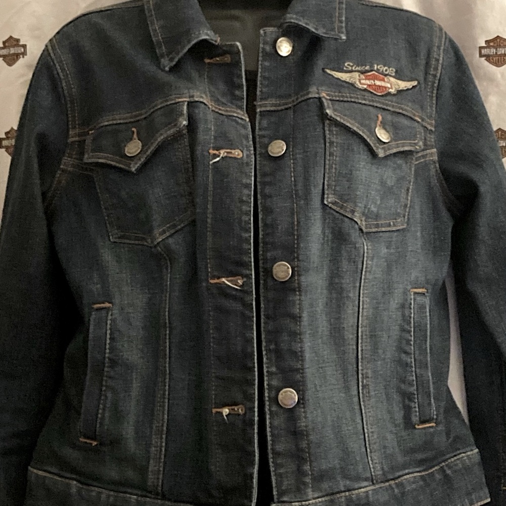 Ladies Harley Davidson Denim Jacket